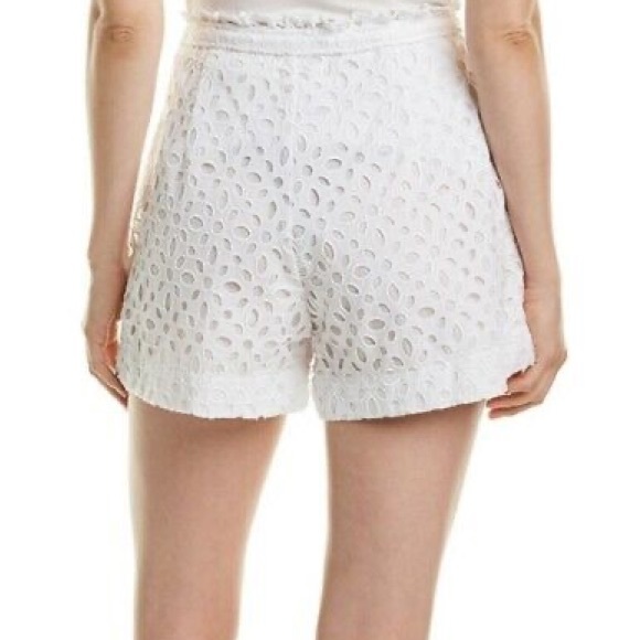 JCrew Tie-waist short in embroidered eyelet - Picture 2 of 3